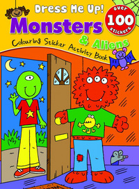 Book Cover for Dress Me Up Sticker Book - Monsters by David Crossley