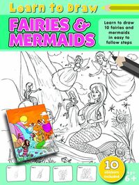 Book Cover for Learn to Draw Fairies and Mermaids by Amy Mchugh