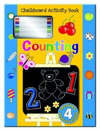 Book Cover for Chalkboard Activity Book - Counting by Martin Ellick