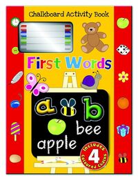 Book Cover for Chalkboard Activity Book - First Words by Martin Ellick