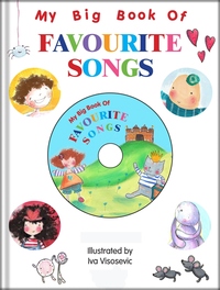 Book Cover for My Big Book of Favourite Songs by Iva Visosevic