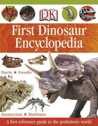 Book Cover for First Dinosaur Encyclopedia by DK