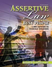 Book Cover for Assertive Law for Busy People by Ronald R Campbell