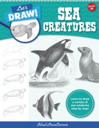 Book Cover for Let's Draw Sea Creatures by 