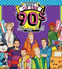 Book Cover for Best of the '90S Coloring Book by Walter Foster Creative Team, Wesley Jones