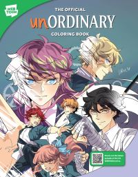 Book Cover for The Official unOrdinary Coloring Book by Uruchan, WEBTOON Entertainment, Walter Foster Creative Team