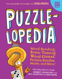 Book Cover for Puzzlelopedia by Robert Leighton, Amy Goldstein, Mike Shenk