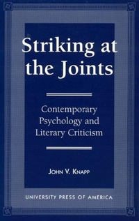 Book Cover for Striking at the Joints by John V Knapp