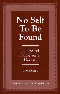Book Cover for No Self to Be Found by James Giles