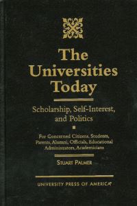 Book Cover for The Universities Today by Stuart Palmer