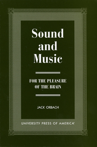 Book Cover for Sound and Music by Jack Orbach