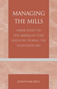 Book Cover for Managing the Mills by Jonathan Rees