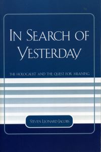 Book Cover for In Search of Yesterday by Steven Leonard Jacobs