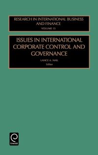 Book Cover for Issues in International Corporate Control and Governance by Lance A Nail