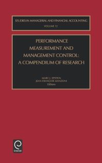 Book Cover for Performance Measurement and Management Control by Marc J Epstein, J F Manzoni, Workshop on Performance Measurement and Management Control