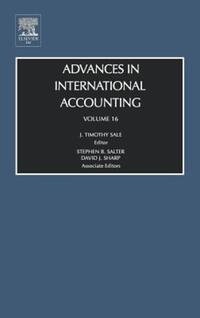 Book Cover for Advances in International Accounting. Vol. 16 by J Timothy Sale, Stephen B Salter, David J Sharp