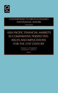 Book Cover for Asia Pacific Financial Markets in Comparative Perspective by Thomas A Fetherston, Jonathan Batten