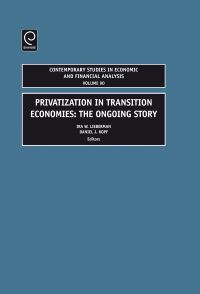 Book Cover for Privatization in Transition Economies by Ira W Lieberman, Daniel J Kopf
