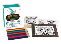 Book Cover for Harry Potter Magical Creatures Coloring Kit by Running Press