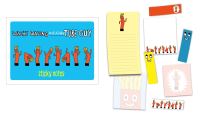 Book Cover for Wacky Waving Inflatable Tube Guy Sticky Notes by Gemma Correll