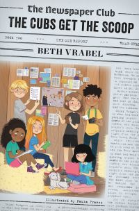 Book Cover for The Newspaper Club by Beth Vrabel