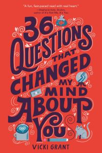 Book Cover for 36 Questions That Changed My Mind About You by Vicki Grant