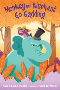 Book Cover for Monkey and Elephant Go Gadding by Carole Lexa Schaefer
