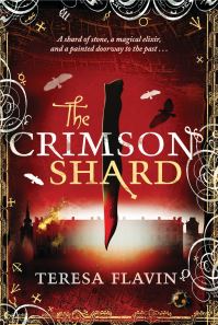 Book Cover for The Crimson Shard by Teresa Flavin