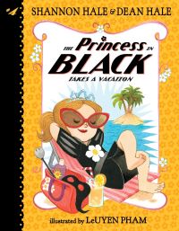 Book Cover for The Princess in Black Takes a Vacation by Shannon Hale, Dean Hale