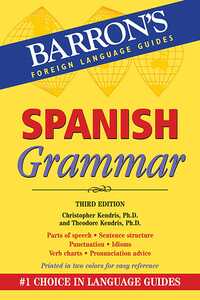 Book Cover for Spanish Grammar by Christopher Kendris, Theodore Kendris