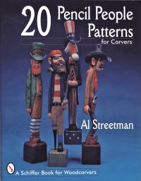 Book Cover for 20 Pencil People Patterns for Carvers by Al Streetman