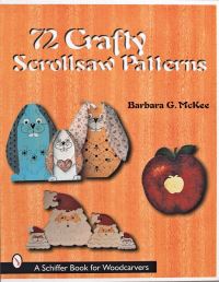Book Cover for 72 Crafty Scrollsaw Patterns by Barbara G McKee