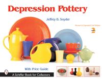 Book Cover for Depression Pottery by Jeffrey B Snyder