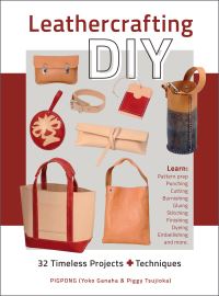 Book Cover for Leathercrafting Diy by Yoko Ganaha, Piggy Tsujioka