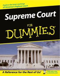 Book Cover for Supreme Court for Dummies by Lisa Olson Paddock