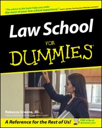 Book Cover for Law School for Dummies by Rebecca Greene