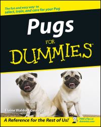 Book Cover for Pugs for Dummies by Elaine Waldorf Gewirtz