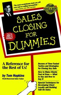 Book Cover for Sales Closing for Dummies by Tom Hopkins