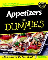 Book Cover for Appetizers for Dummies by Dede Wilson