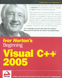 Book Cover for Ivor Horton's Beginning Visual C++ 2005 by Ivor Horton