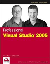 Book Cover for Professional Visual Studio 2005 by Andrew Parsons, Nick Randolph