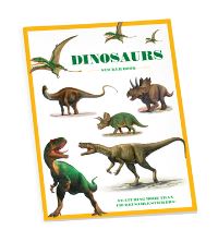 Book Cover for Dinosaurs Sticker Book by Sergey Krasovskiy