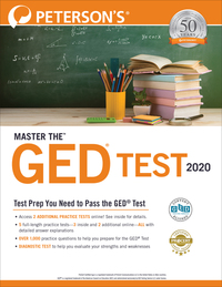 Book Cover for Master the GED Test by Peterson's
