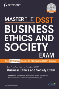 Book Cover for Master the DSST Business Ethics and Society Exam by Peterson's (Firm)