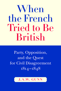 Book Cover for When the French Tried to Be British by J A W Gunn