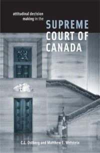 Book Cover for Attitudinal Decision Making in the Supreme Court of Canada by C L Ostberg