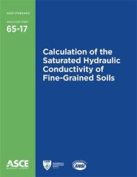 Book Cover for Calculation of the Saturated Hydraulic Conductivity of Fine-Grained Soils by American Society of Civil Engineers
