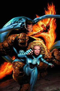 Book Cover for Ultimate Fantastic Four. Crossover by Mark Millar, Justin Ponsor, Laura Martin
