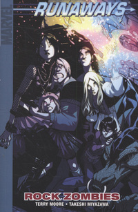 Book Cover for Rock Zombies by Terry Moore, Christopher Yost, James Asmus, Takeshi Miyazawa, Norman Lee, Craig Yeung, Sara Pichelli, Emma Ríos, Christina Strain, Joe Caramagna, Nick Lowe, Daniel Ketchum, Brian K Vaughan, Adrian Alp
