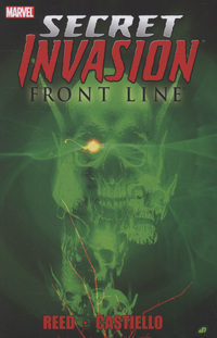Book Cover for Front Line by Brian M Reed, Marco Castiello, Barbara Ciardo, Amerigo Pinelli, Cory Petit, Chris Eliopoulos, Tom Brennan, Jeanine Schaefer, Molly Lazer, Tom Brevoort, CG Studios